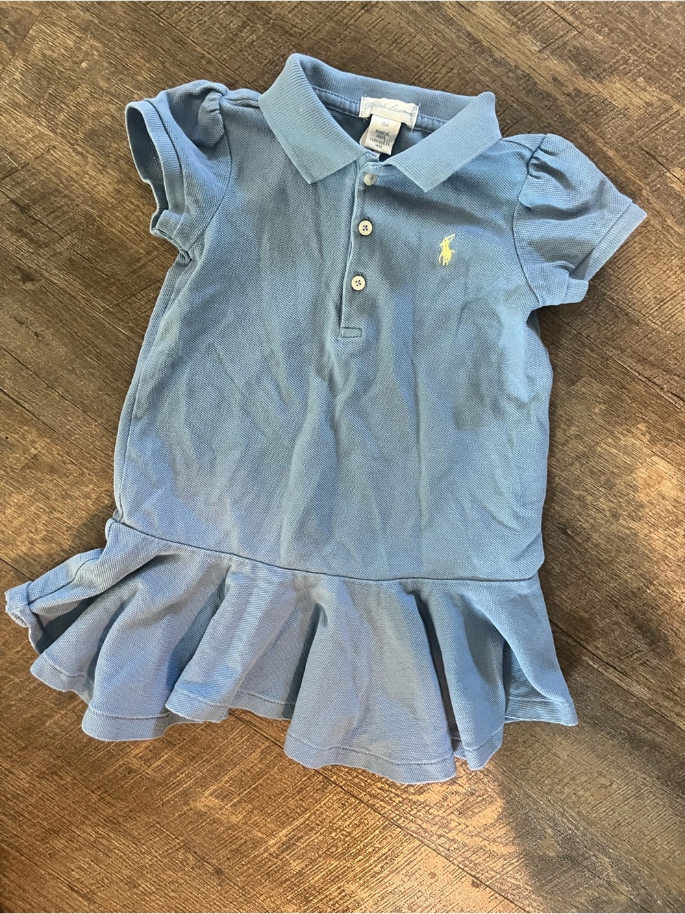 Ralph Lauren Blue Polo logo tennis Dress 18 months